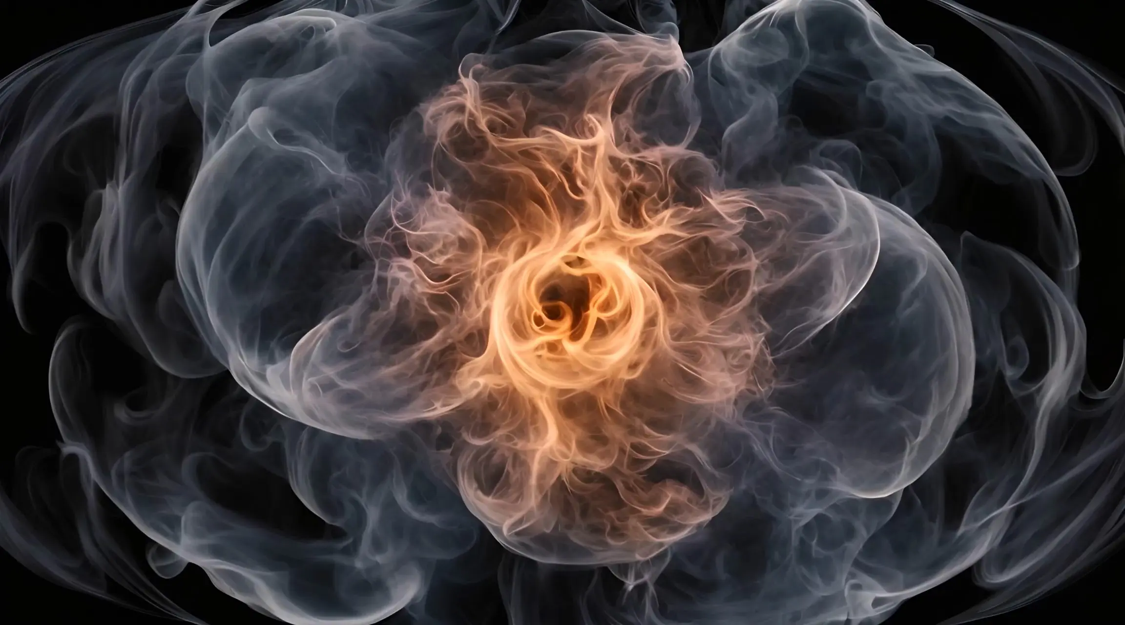 Fiery Nebula Stock Video of Smoke Dynamics